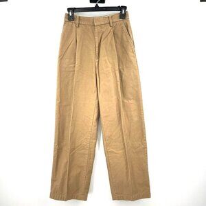 Ines De La Fressange for Uniqlo High Waisted Khaki Chino Pants XS